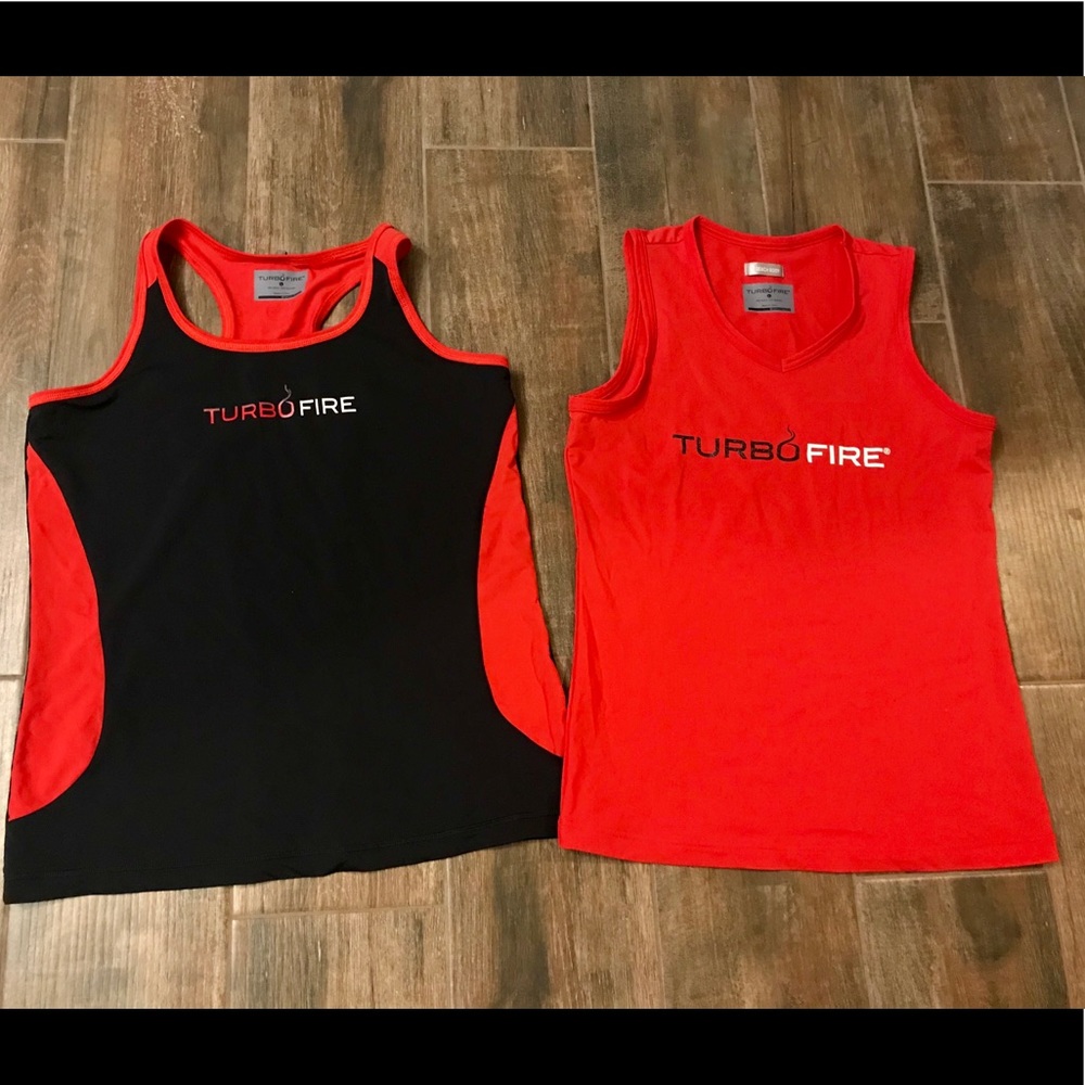 Beachbody Turbo Fire workout tanks, like new!!!